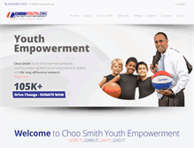 Tablet Screenshot of chooyouth.com